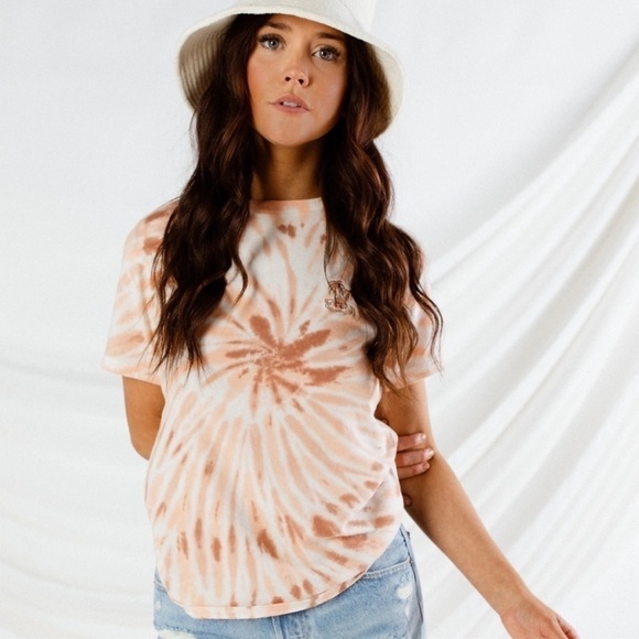 🔆BILLABONG🔆TAKE A TRIP TIE DYE TOP SHIRT - Picture 9 of 12